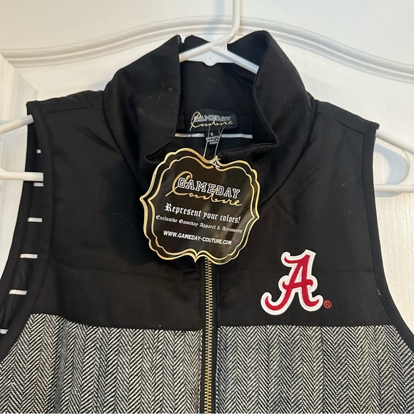 🆕 NWT Gameday Couture Quilted NCAA Alabama Football Vest Small - Picture 4 of 5
